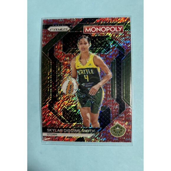 Skylar Diggins-Smith 2024 Prizm Monopoly WNBA Red Millionaire /100 #WNBA5 - Picture 1 of 3